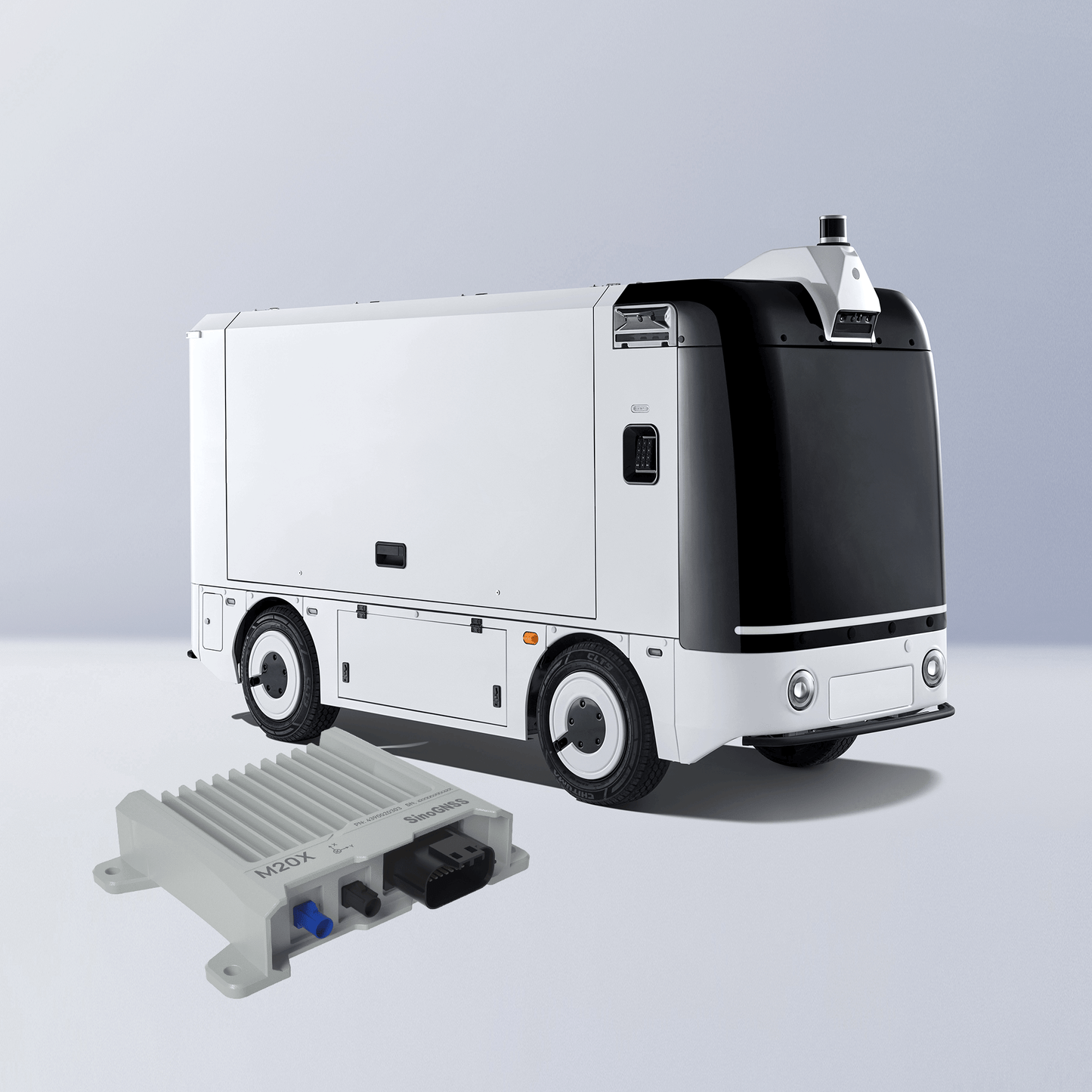 Qtalis M20X GNSS INS Receiver for Logistics Vehicles
