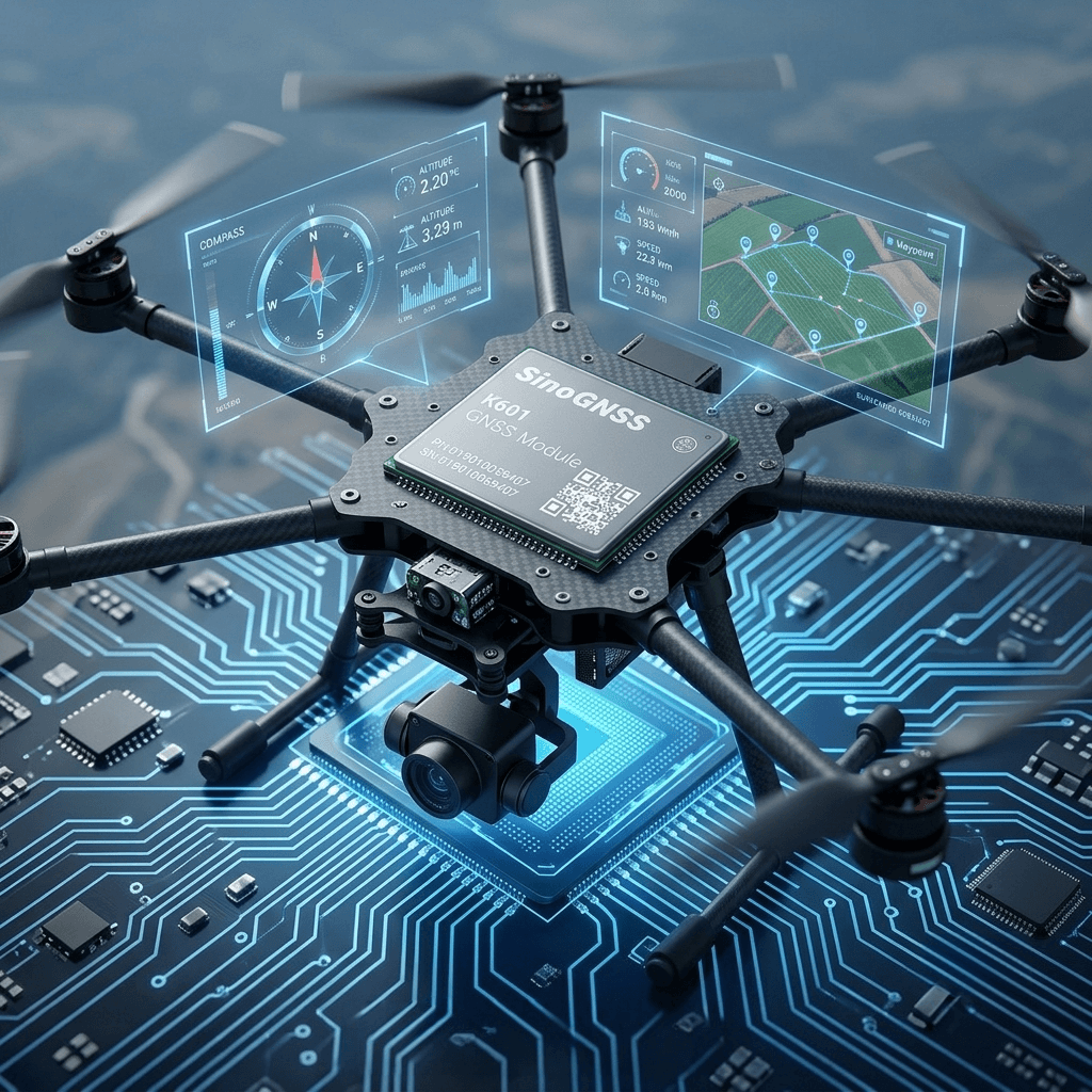 Qtalis K601 GNSS Module UAV Application