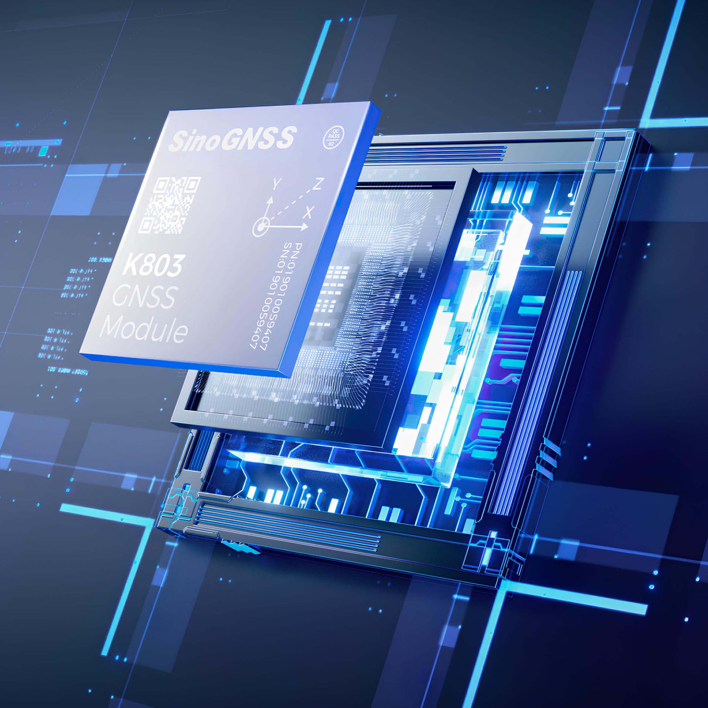 Qtalis K803 GNSS Module with IMU