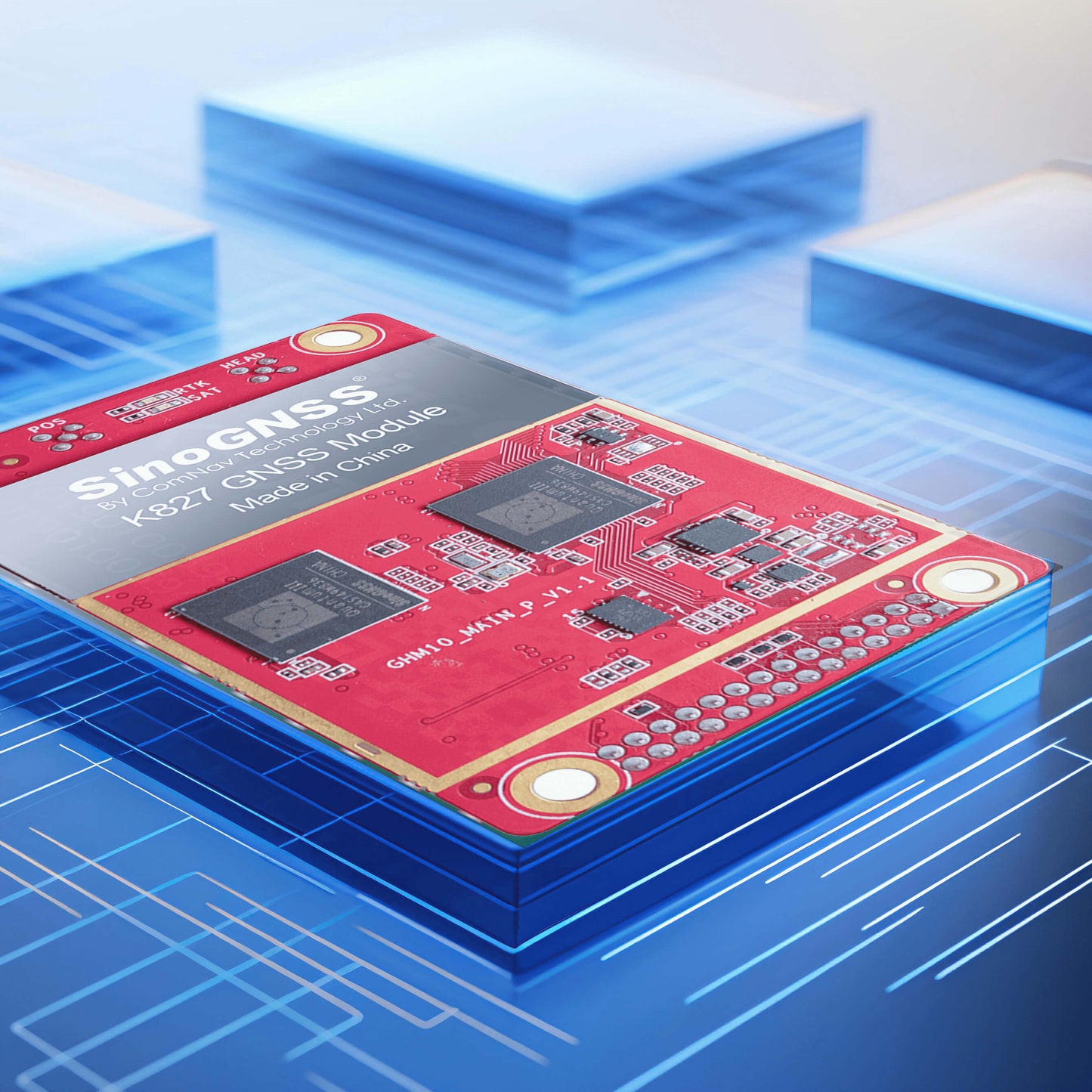 Qtalis K827 GNSS Module for Land Surveying