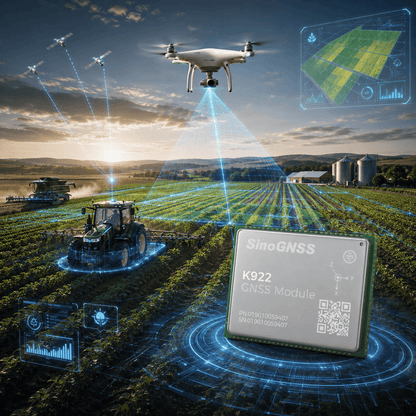 Qtalis K922 GNSS Module Precision Agriculture Application