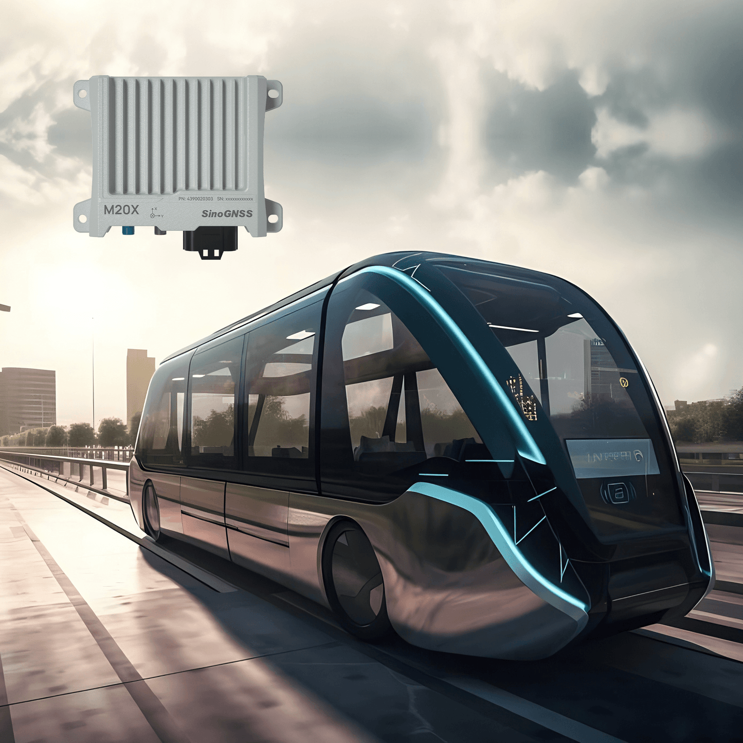 Qtalis M20X GNSS INS Receiver for Robobus