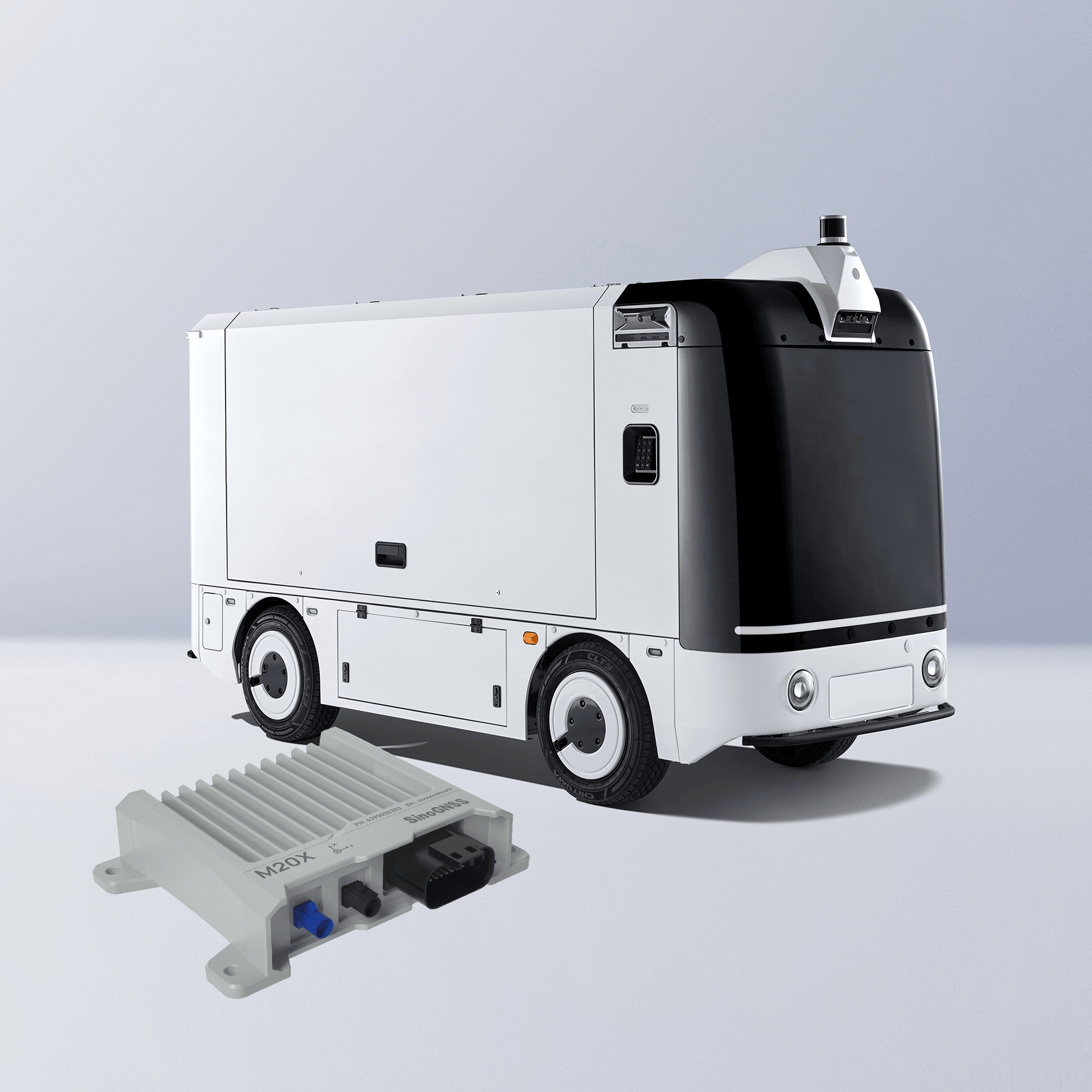 Qtalis M20X GNSS INS Receiver for Logistics Vehicles