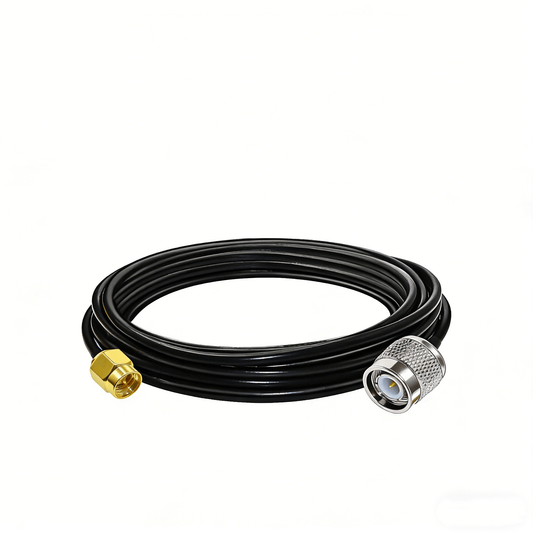 Qtalis SMA to TNC Coaxial Cable Front View