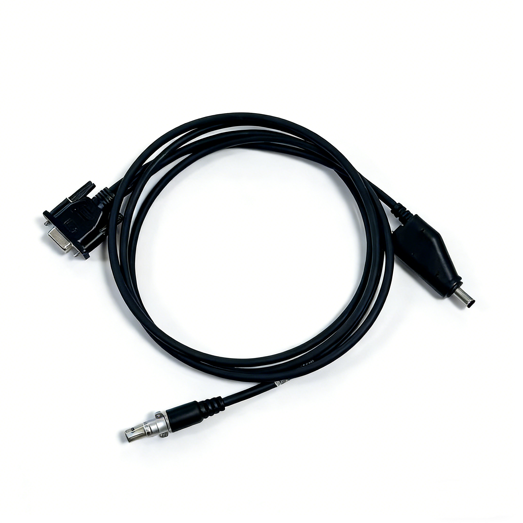 Qtalis 7-Pin LEMO to RS232 Cable with DC Power